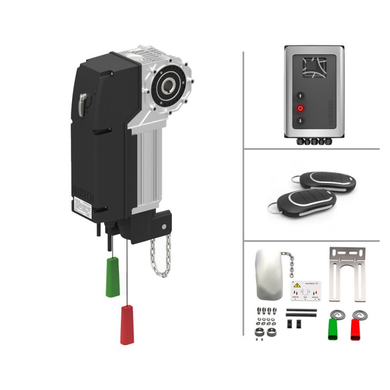commande porte garage sectionnelle industrielle