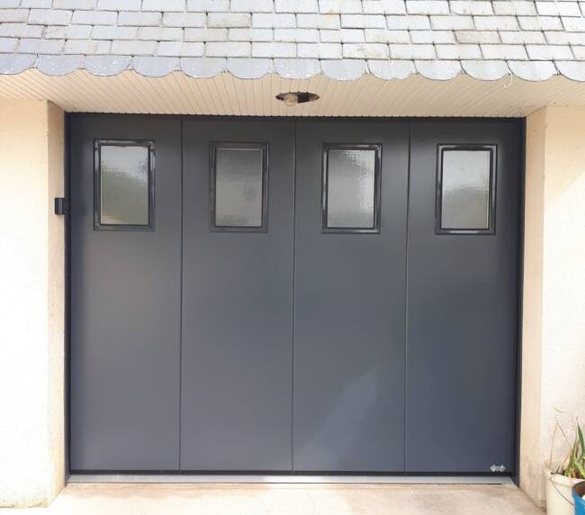 porte garage coulissante laterale xpert portail po1252