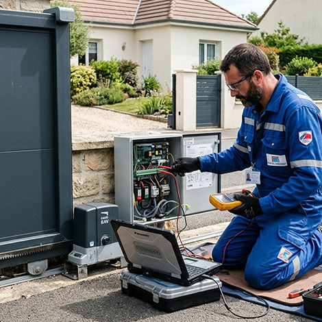 Dépannage de portail automatique rapide et efficace