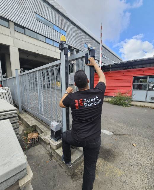 photo instaltoin portai industriel xpert portail 001